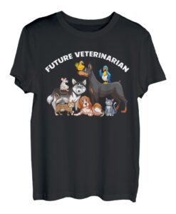 Zukunft Tierarzt Geschenke für Kinder Junge Mädchen Tierarzt Assistent T-Shirt